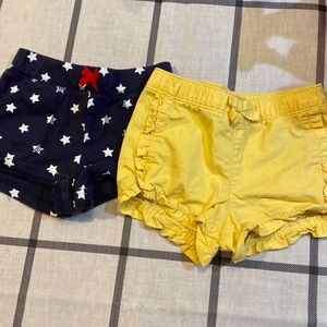 Shorts! Yellow and American
